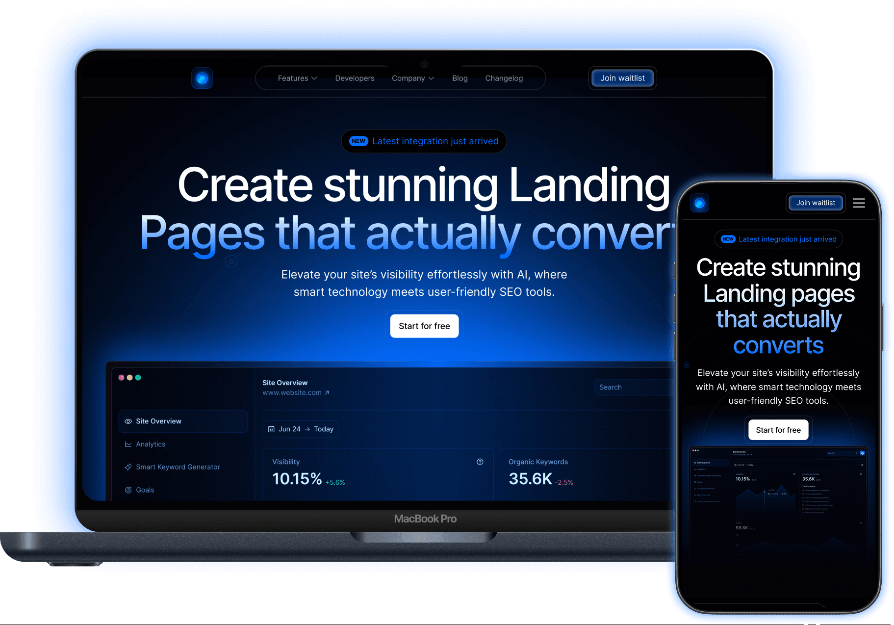Landing Page Development